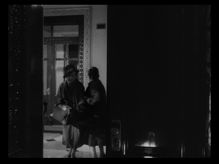 Long shot of the maids turning on their heels again