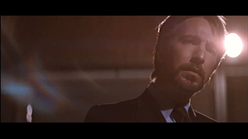 Close-up of Hans, who occupies the right third of the frame