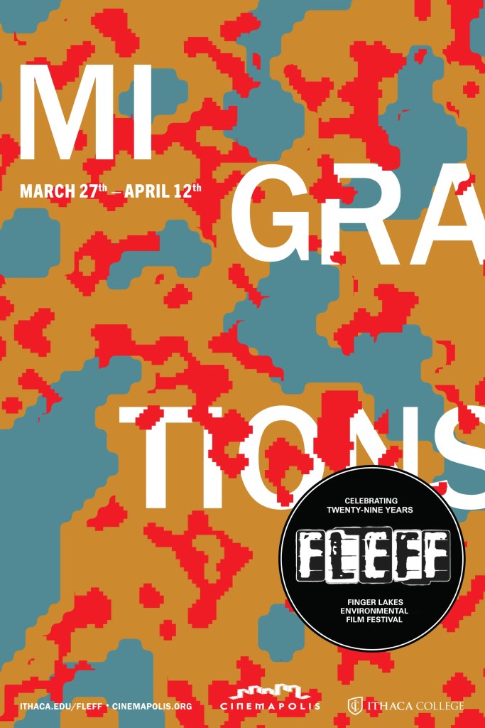 Official logo of the 2026 Finger Lakes Environmental Film Festival